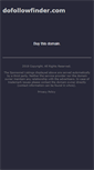 Mobile Screenshot of dofollowfinder.com